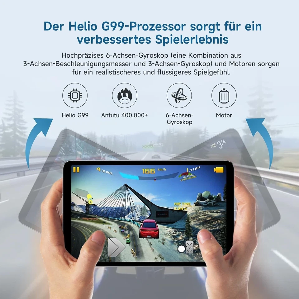 ALLDOCUBE Iplay 60 Mini Pro 8,4 Zoll,G99 Gamer,16/256GB,4G LTE,Widevine L1,OVP! - Bild 3 von 4