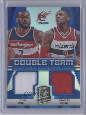 2014 Panini Spectra Double Team Jerseys 2/49 Bradley Beal John Wall #DT-WAS j1e