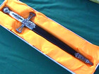 MEDIEVAL KNIGHT'S DAGGER CLEANING HOUSE SIDE KNIFE W/ SCABBARD — photo 3