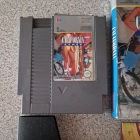 California Games NES Game - Boxed with Lost City Poster - 1988 NINTENDO 