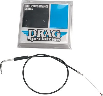 Drag Specialties Black Vinyl Idle Cable 30-3/4 Harley Softail Springer 01-08