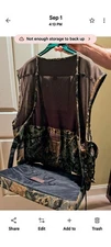 Cabela's Turkey Hunting Vest Camo w/ Padded Seat Cushion XL