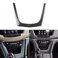 Carbonfaser Mittelkonsole Radio CD Blendeabdeckung FüR Cadillac XT5 2016-23 #