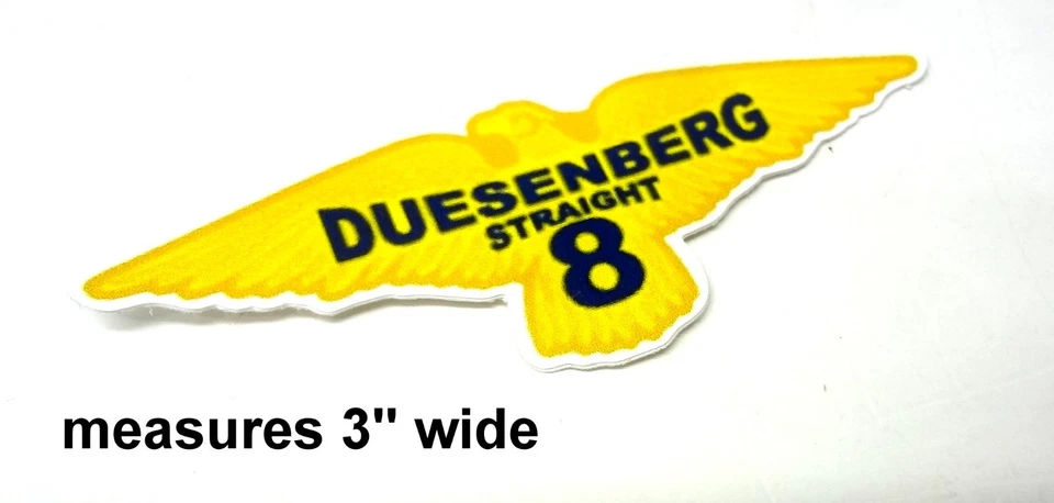 AUBURN Automobile Company Duesenberg Autoadhesivo 3" Adhesivo SJ SSJ Recto 8 Foto 3 de 4