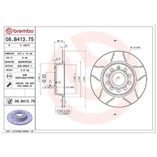 2x Bremsscheibe hinten für VW T-ROC A11 AC7 Touran 1T1 1T3 5T1 | 26240431