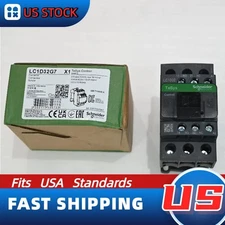 LC1D32G7 Schneider New Contactor: 3-Phase 3NO, 120VAC 50/60Hz Coil, US In-Stock