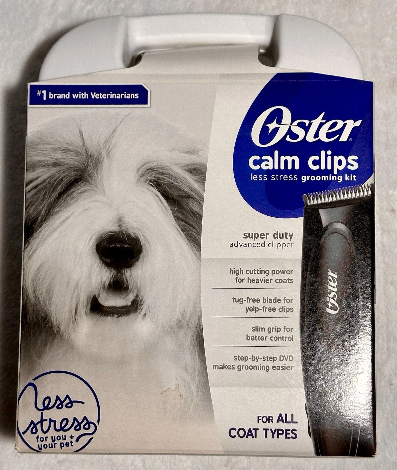 Oster Calm Clips Pet Dog Grooming Clipper Kit Super Duty