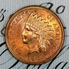 * 1905 * SUPERB+ BLAZING RED GEM BU MS INDIAN HEAD PENNY * FROM COLLECTION