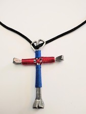 The Horseshoe Nail Cross Necklace- Western Jewelry, Made in the USA