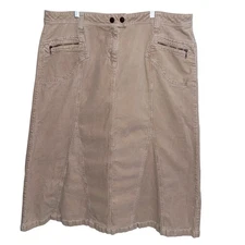Vintage Gitano Skirt Womens Plus Size 22 Boho Western Hippie Y2K 90s Corduroy
