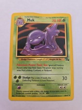 Vintage 1999 Muk Fossil Rare 28/62 Pokemon Card