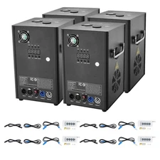 Uimoso 4pc Cold Spark Firework Machine 700W 6.6-16.4ft Stage Wedding Event Party