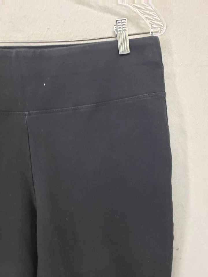 DG2 Leggings Womens Large Black Stretch Pull On Cropped Yoga Pants Athletic Gym - Image 3 of 4