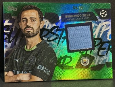 2025-26 Topps UEFA CC Manchester City Bernardo Silva Player Worn