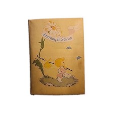 Vintage Baby Memory Book Journey to Seven 1947 Boy Girl Memories Scrapbook