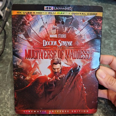 DOCTOR STRANGE MULTIVERSE OF MADNESS (4K UHD/Blu-Ray/Digital)W/SLIPCOVER & PIN!!