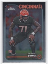 #271 2024 Topps Chrome BASE / Amarius Mims RC Bengals