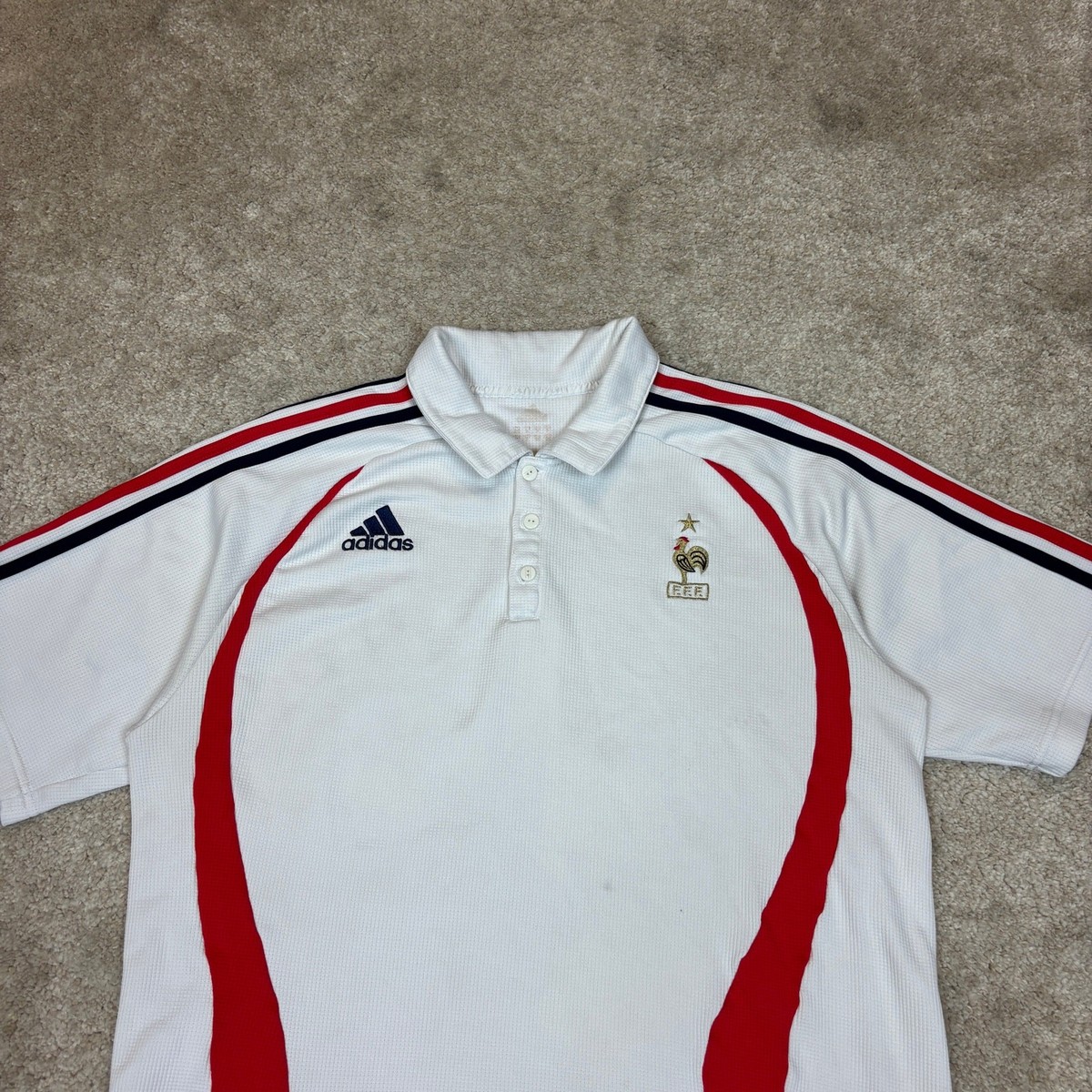 Adidas France National Team 2006 Training Jersey Polo Men's XL | eBay