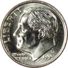 1999 D Roosevelt Dime BU Uncirculated Mint State 10c US Coin Collectible