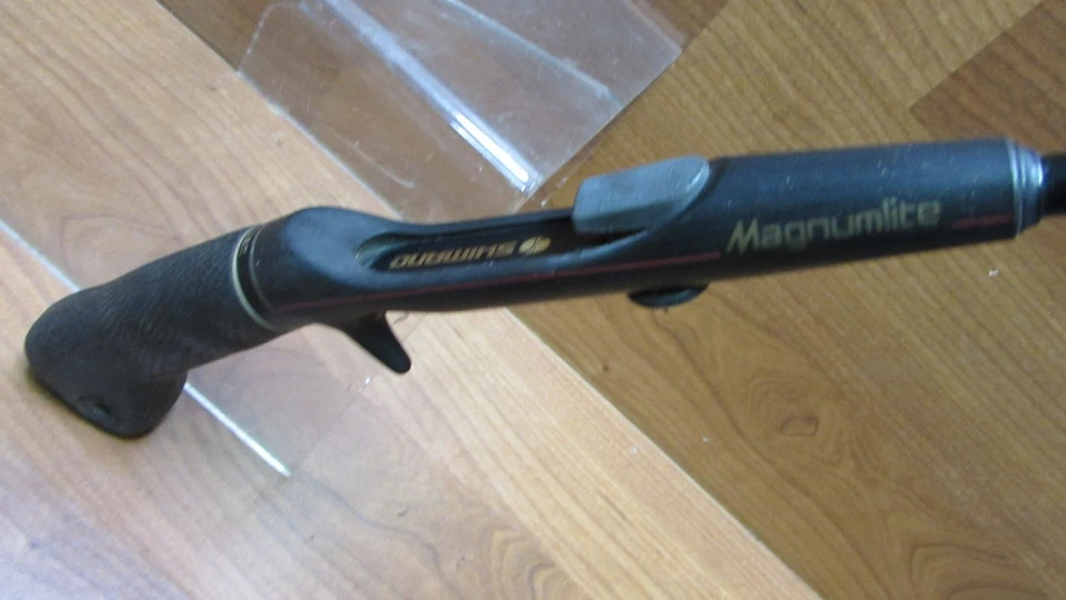 Caña de pescar vintage Shimano Bantam Magnumlite pistola empuñadura baitcast 5'6" Foto 4 de 4