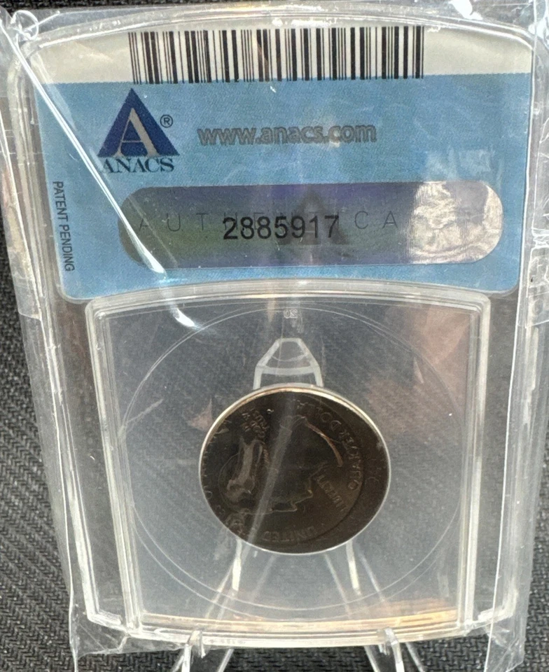2000-P New Hampshire Quarter Off Center 15% Error ANACS MS66 High Grade! - Image 4 of 4