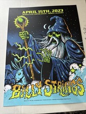 Poster Billy Strings 15 aprile Mobile Centro Civico Arena 2023 Brandon Cuore