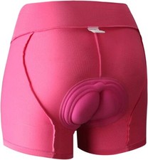 Women's Cycling Shorts Bicycle Bike Underwear Pants With Sponge Gel 3D Padded