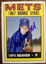 2006 Topps Baseball #581 Autographed Tom Seaver Card
