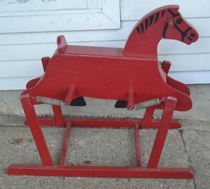 red rocking horse