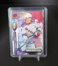 2021-22 Upper Deck Premier Rookie Autographs Nils Lundkvist Auto #120
