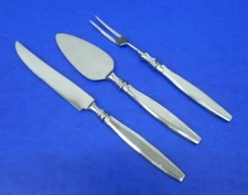 3 pieces NASCO Stainless ESCAPADE Japan CHEESE SERVING SET Pick Knife Fork