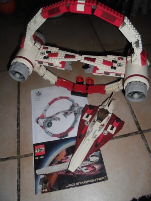 Lego MOC Star Wars Hyperdrive Ring und 7143 Jedi Starfighter mit Bauanleitung
