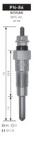 Bougies de préchauffage Audi 80