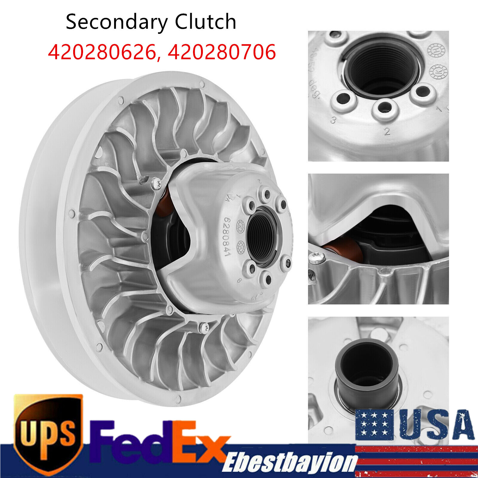 Car Clutch Secondary Clutch Replacement For CAN AM MAVERICK X3 TURBO R &RR 17-23