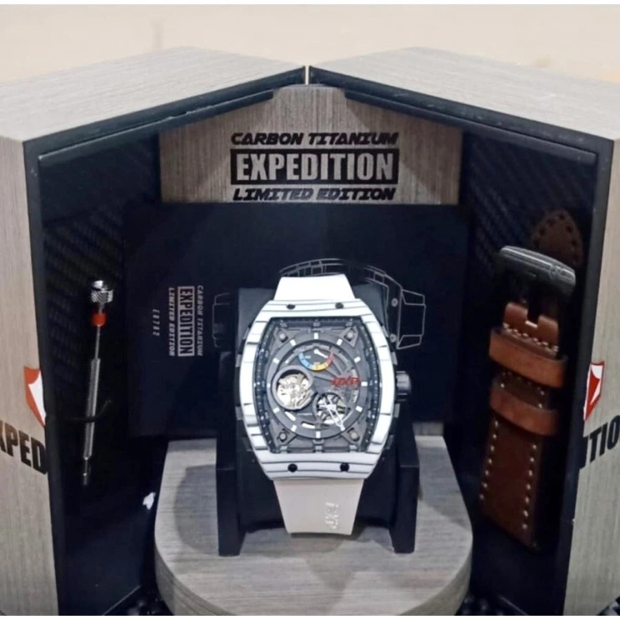 Expedition CARBON TITANIUM Watch Automatic Skeleton Tourbillon