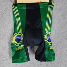 NEW Scudo Brazil Cycling Shorts Women's Small UPF 30-50 Antibacterial Fast Dry