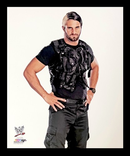 WWE SETH ROLLINS OFFICIAL LICENSED 8X10 PHOTO ORIGINAL WRESTLING PHOTO FILE B