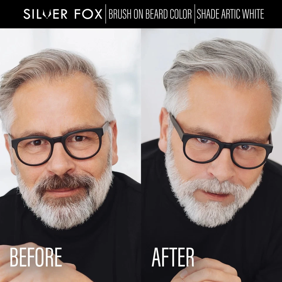 Cepillo Godefroy Silver Fox Arctic White color barba Foto 3 de 4