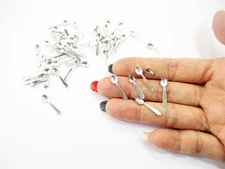 1:12 Diorama Miniature Tin Spoon 20pcs Dollhouse Lot Silver Flatware 20mm 17071