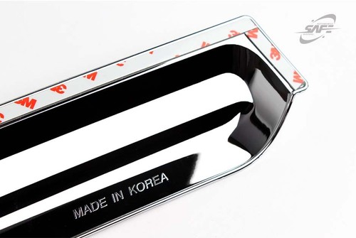 SAFE Chrome Weather shields 4pcs for 1999 - 2007 Hyundai Trajet XG - Picture 6 of 6