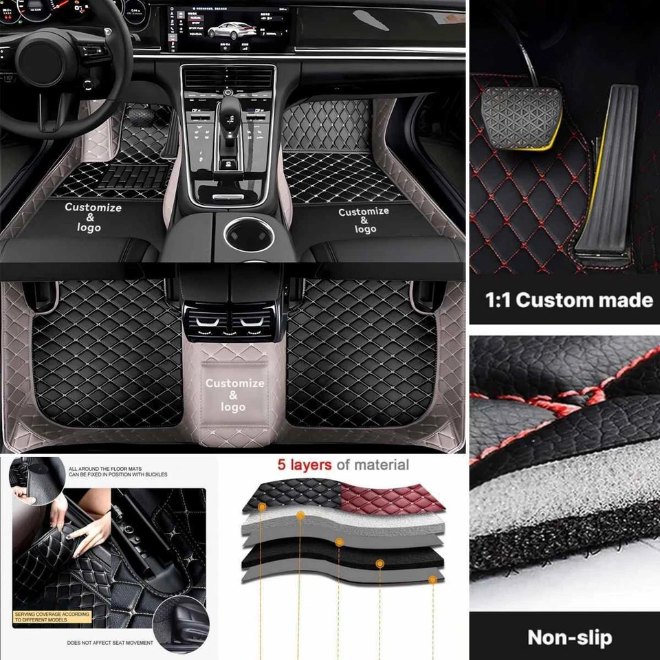 For Nissan X-trail 2000-2025 Car Floor Mats Custom Carpets All Weather Luxury - Изображение 3 из 4