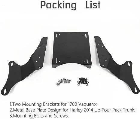 Top Box Case Mounting Luggage Rack for Kawasaki Vulcan 1700 Vaquero VN1700 10-23 Foto 4 de 4