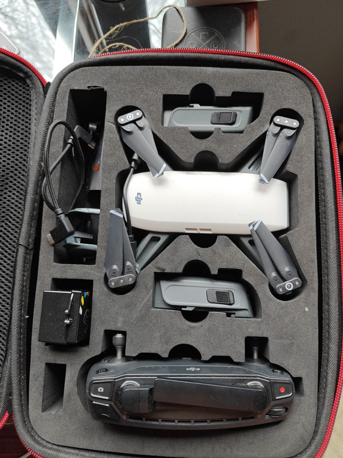 DJI Spark Alpine White Camera Drone with Remote CP PT 000731-image