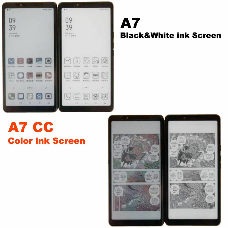 5G Hisense A7 CC Color E Ink Cell Phone eBook Reader Android 10