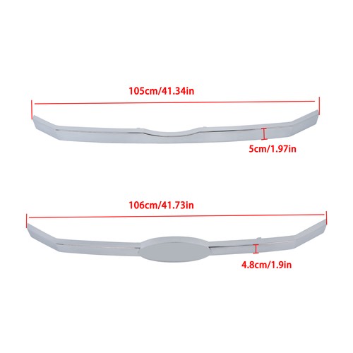 New Front Grille Trim Plastic Chrome Suitable For Ford Flex 2009 2010 2011 2012 - Picture 3 of 15