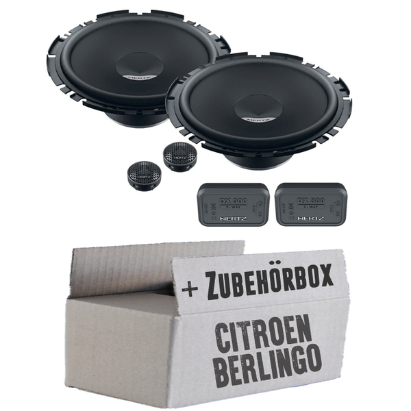 Citroen Berlingo 2 Front - Hertz 16Cm Lautsprecher Boxen TüR Vorne - Einbauset-image