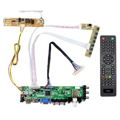 HD VGA AV USB ATV DTV LCD Controller Board For LM230WF5-TLC1 1920x1080 LCD