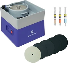 4” Flat Grinding Machine Shaping and Polishing Tools, Mineral Rock Polishing Kit