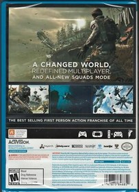Call of Duty: Ghosts Wii-U (Brand New Factory Sealed US Version) Nintendo Wii U