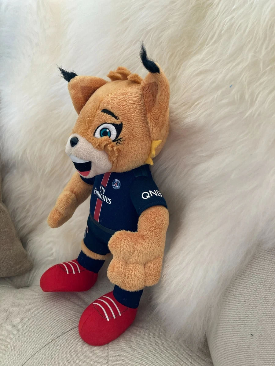 ☆ Peluche Doudou Mascotte PSG Le Lynx Paris Saint Germain 70